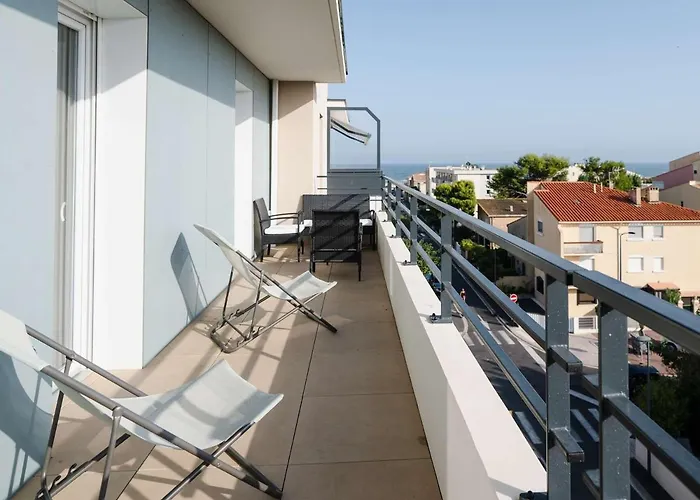 Διαμέρισμα Lumineux Et Climatise Avec Wifi Et Parking A Narbonne-plage - Fr-1-409-202
