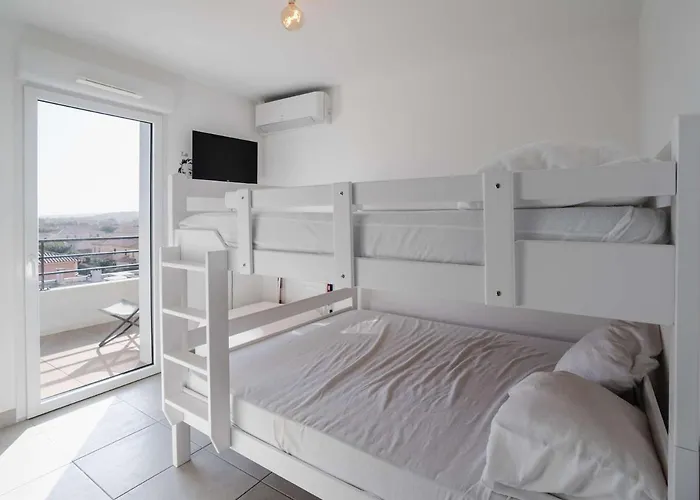 Lumineux Et Climatise Avec Wifi Et Parking A Narbonne-plage - Fr-1-409-202 Διαμέρισμα *